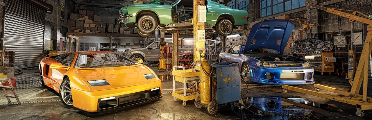 Car Mechanic Simulator 2021 garage engine repair and restoration