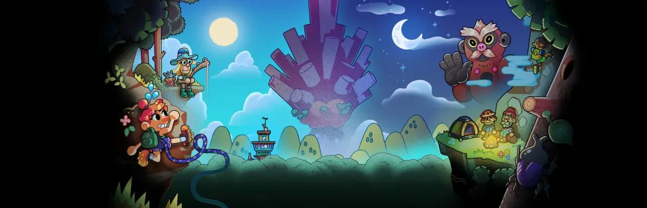 Surmount physics rope-swing mountain climbing co-op screenshot