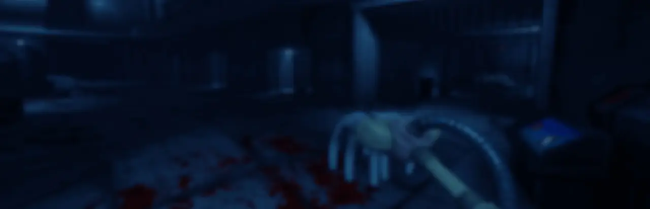 Viscera Cleanup Detail sci-fi janitor mopping blood by RuneStorm