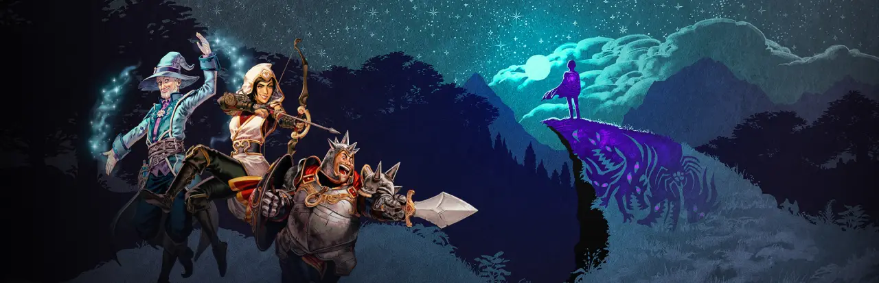 Trine 4 fantasy co-op puzzle-platforming scene
