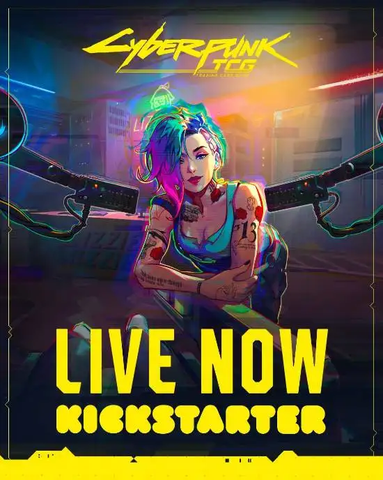 Meets the goal in 5 minutes! *Cyberpunk Trading Card Game* crowdfunding has gone crazy