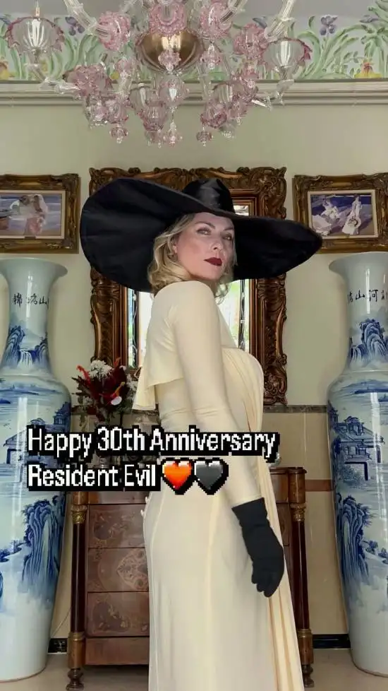 Resident Evil 30th Anniversary! Lady Dimitrescu’s face model personally COSes to celebrate