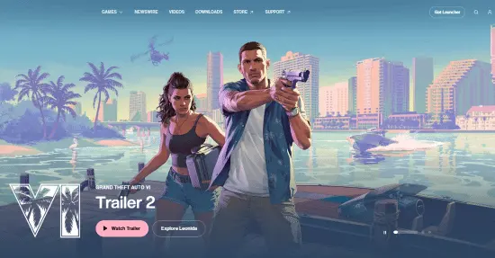 为了《GTA6》郑星把社交俱乐部都搬进了官网