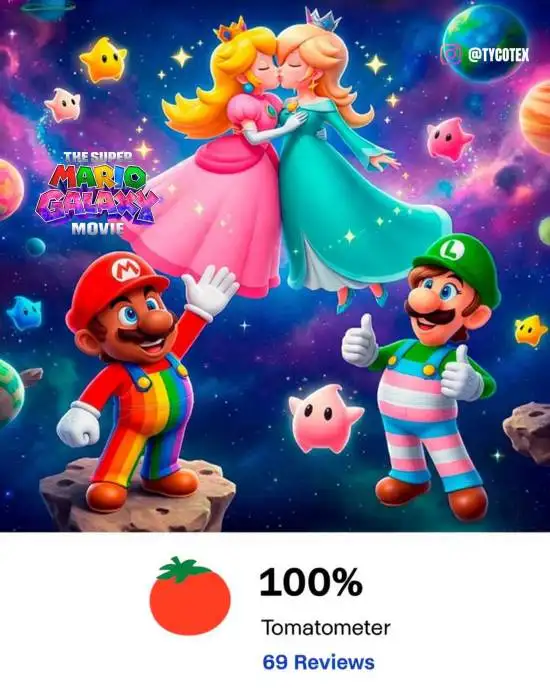 “Super Mario Galaxy: The Movie” gets polarizing reviews? I actually kind of want to live in it.