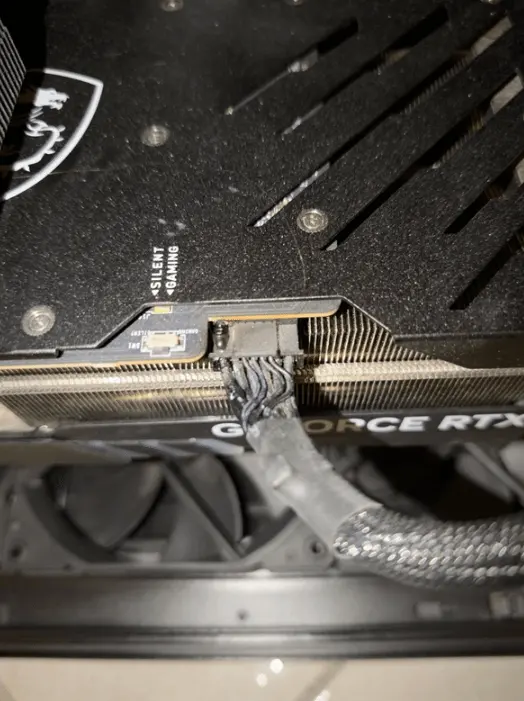 Has the "RTX4090" started smoking again? This time, the cat really noticed it first.