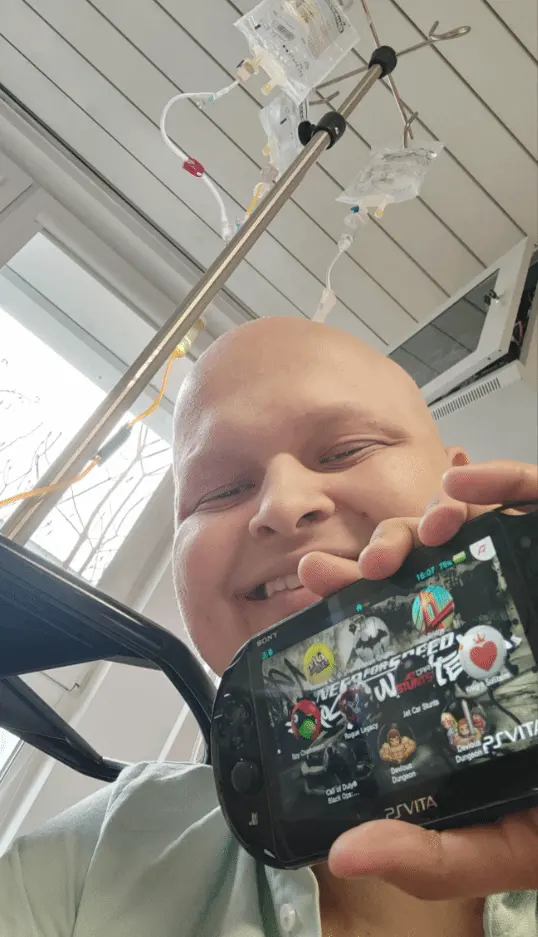 Beyond *Persona 4*, can the PS Vita really help someone get through chemotherapy?