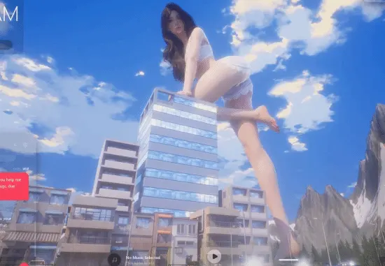 A new demo for "Giantess Playground" is here, and this perspective is pretty intense