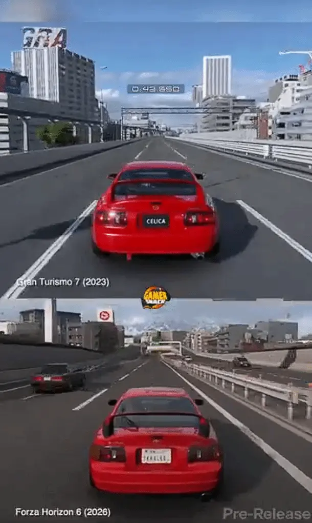 Did *GT7* Win Again? Players Highlight the Lighting Gap Through Side-by-Side Comparisons