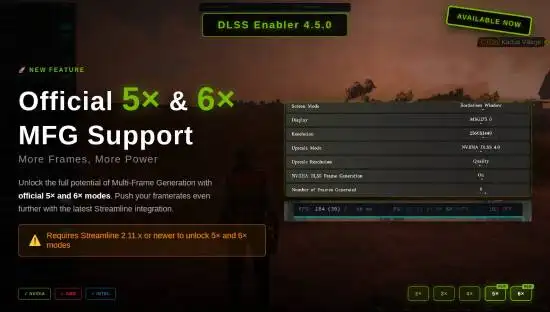 Is DLSS Multi-Frame Generation Unlock Tool worth installing? Can old graphics cards also push for x6?