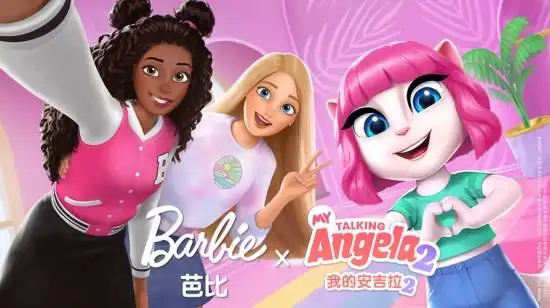 After *My Talking Angela 2* collaborated with Barbie, I kind of really want to move in this time.