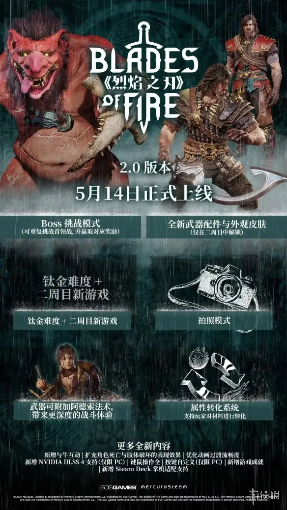《烈焰之刃》2.0拍照模式来了！过场动画也能抓拍