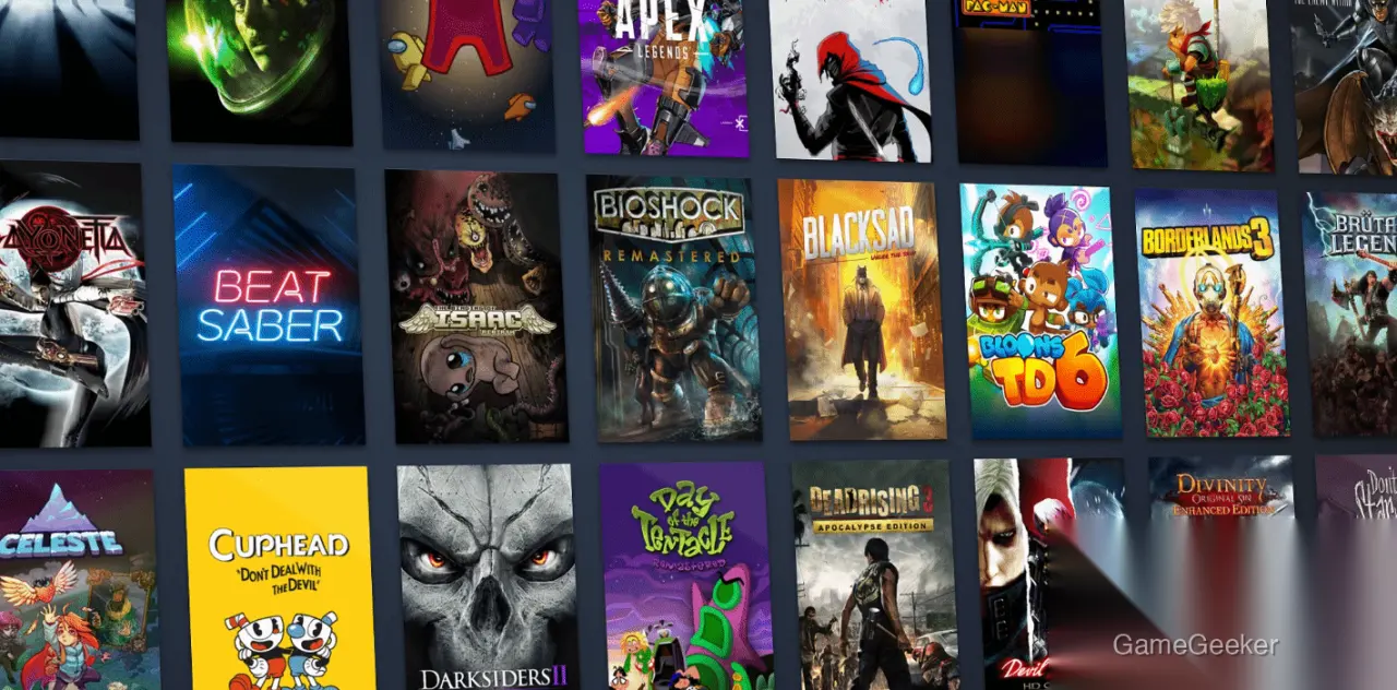 Steam library statistics