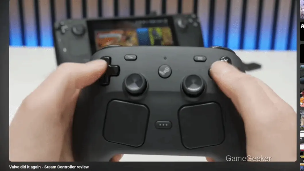 Steam Controller button layout