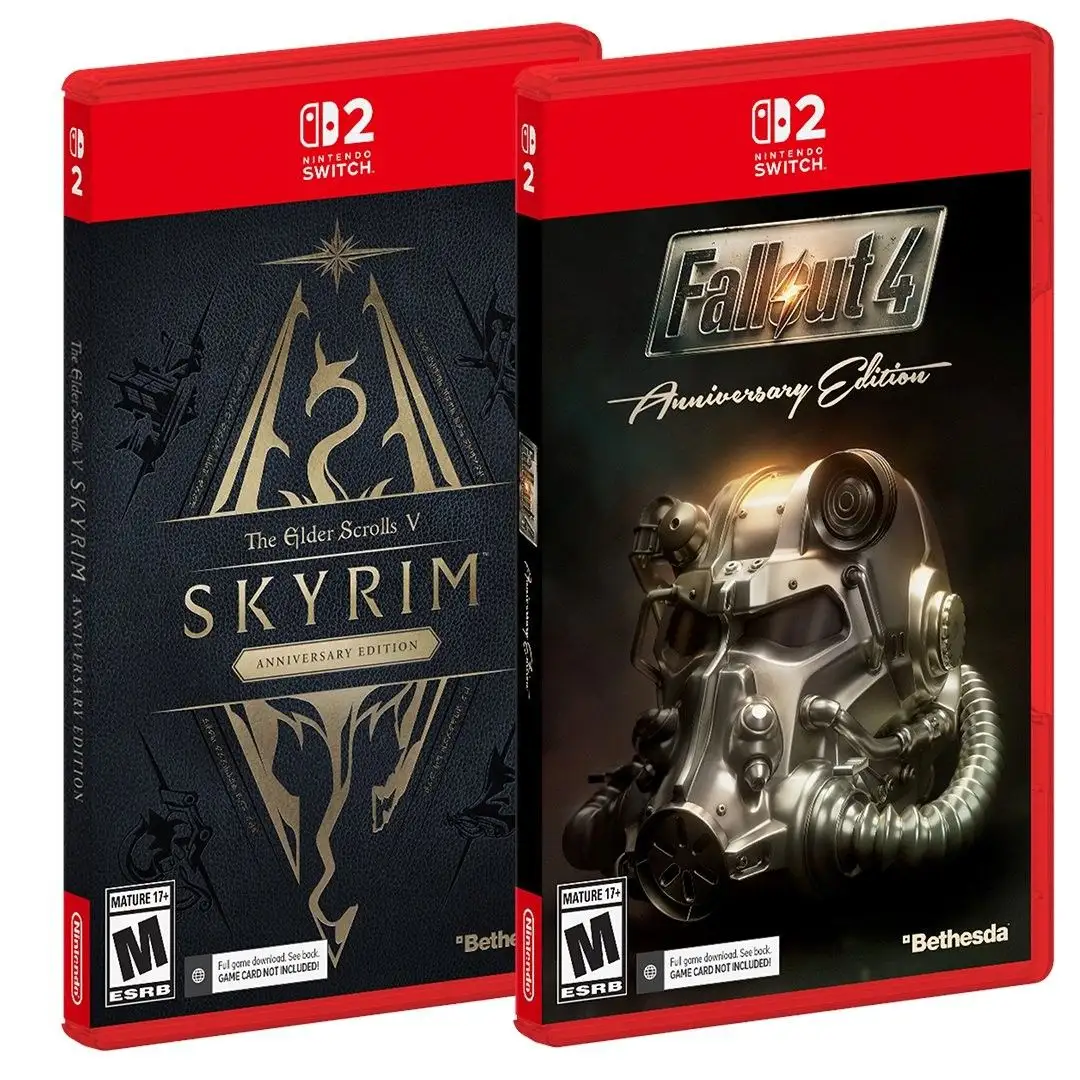 Bethesda's Fallout 4 and Skyrim on Switch 2 may ship as boxed codes only