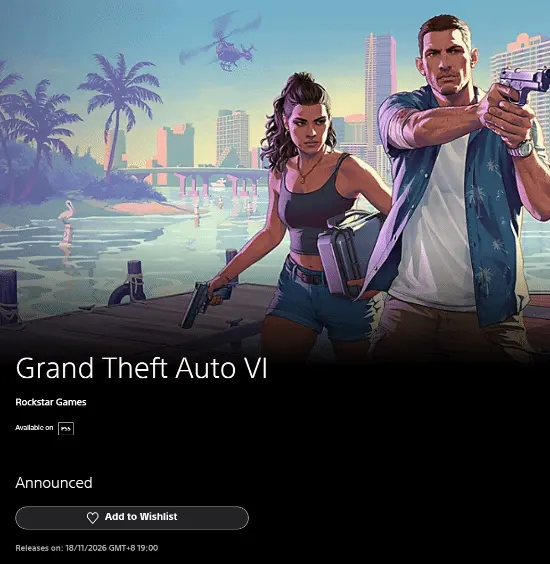 GTA 6 Launch Times Confirmed Less Than 200 Days Out