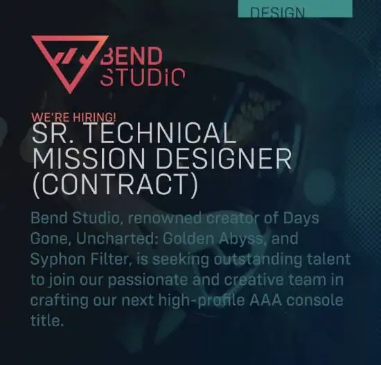 Days Gone Studio Is Hiring as Another Sony Exclusive May Be in the Works