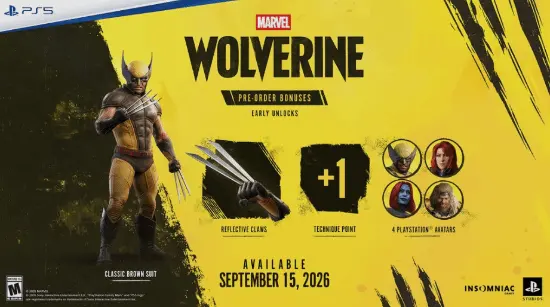 Marvel Wolverine PS5 Exclusive Launches 2026, Pre-order Perks Spark Debate