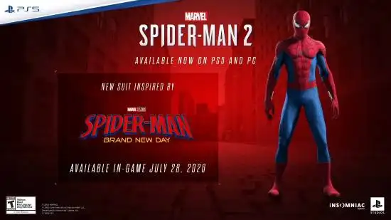 Marvel's Spider-Man 2 Gets Classic New Suit in Free July 28 Update