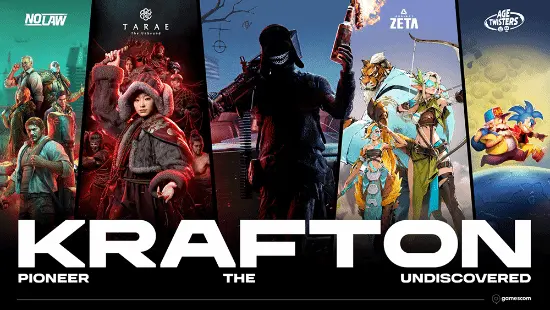 `NO LAW` leads five titles at Gamescom — how wide is KRAFTON’s map this time?