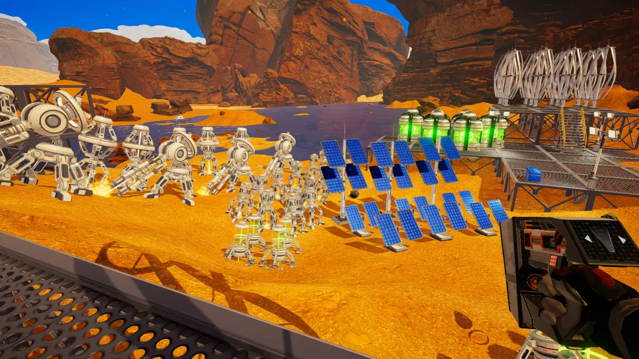 Ten-player co-op building