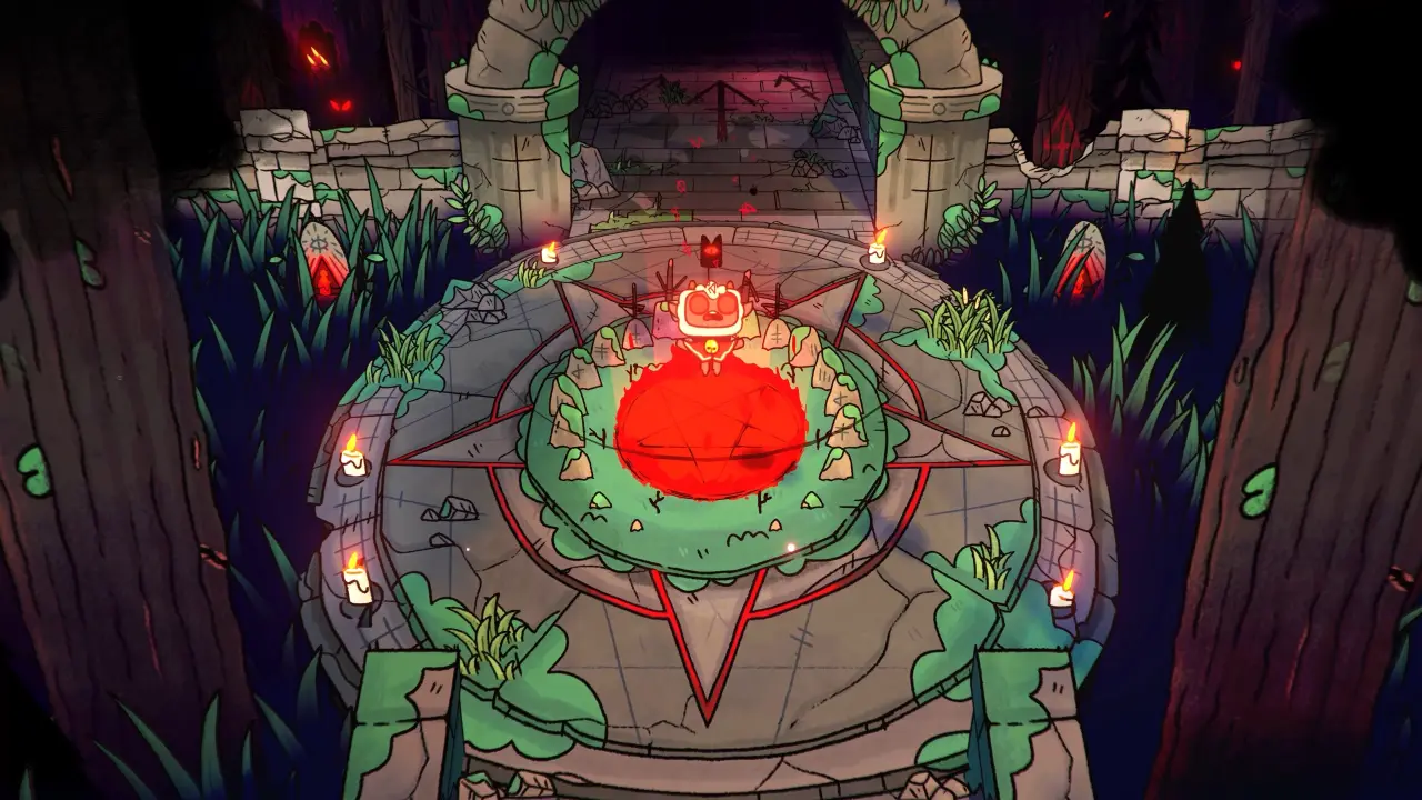 Crusade combat inside a dungeon