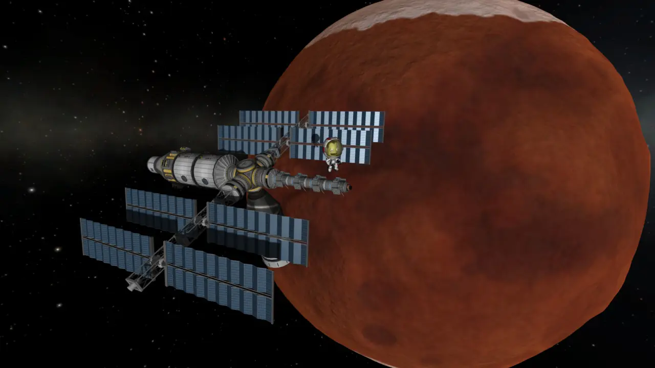 Several planets of the Kerbol system