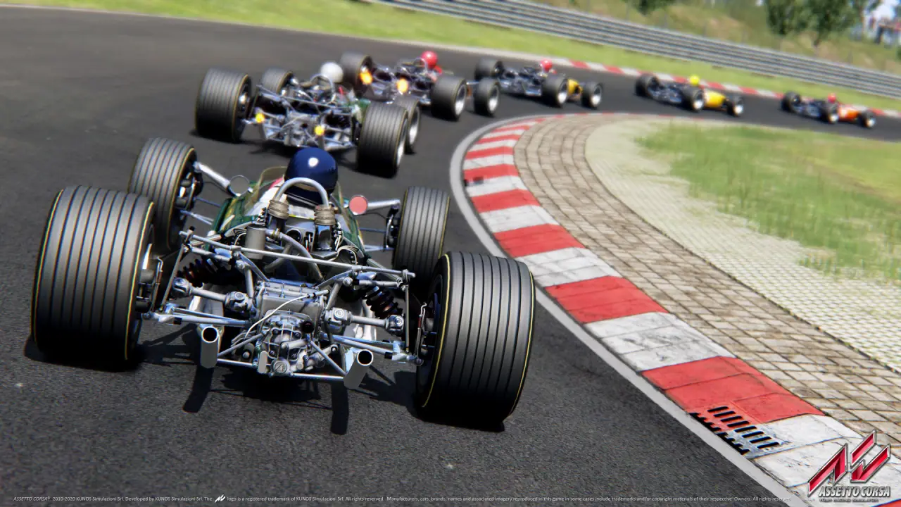 A grid of cars lined up on a laser-scanned circuit