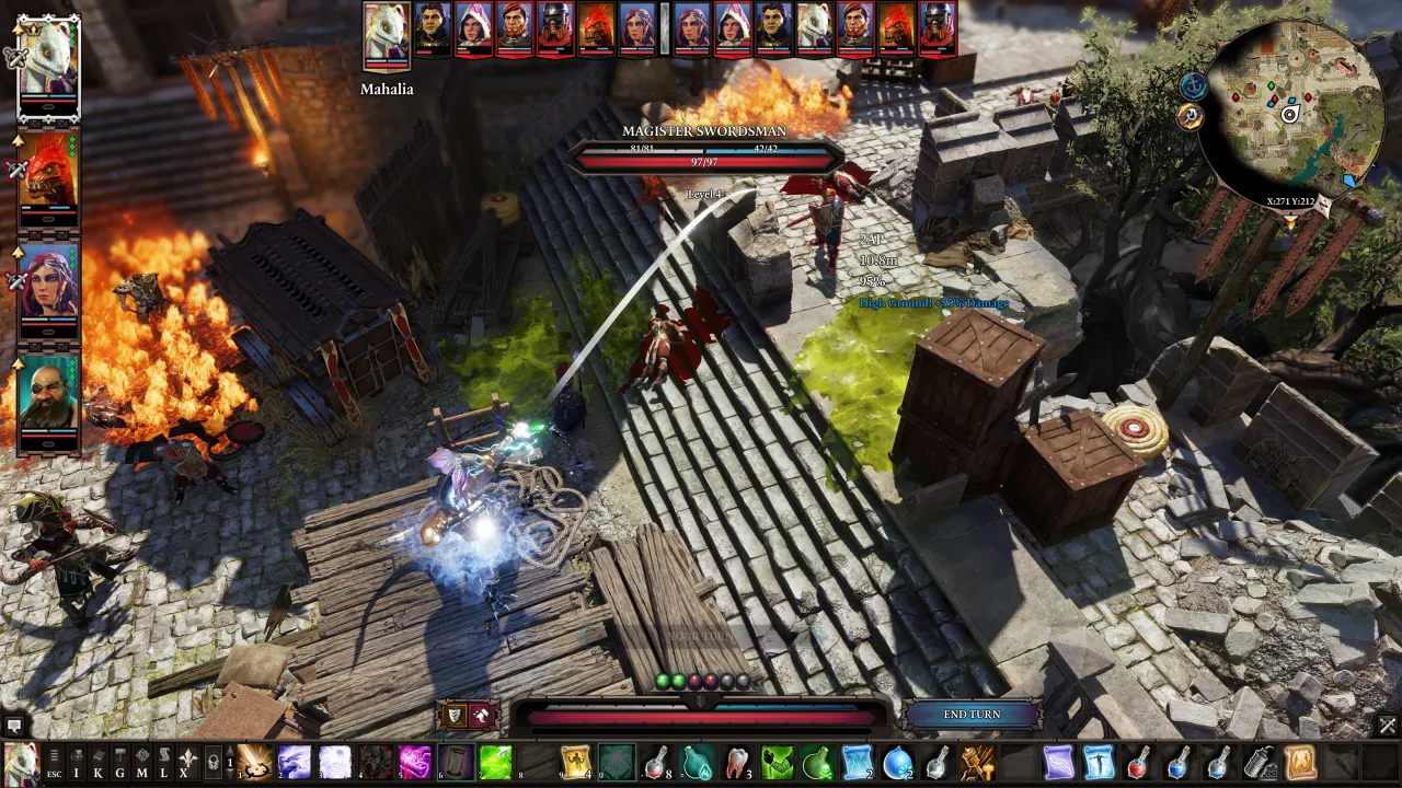 Dense skill interface