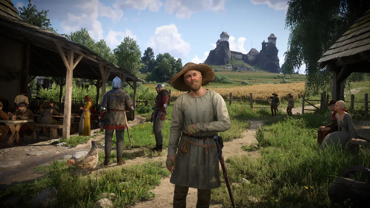 The Witcher 3 narrative scene