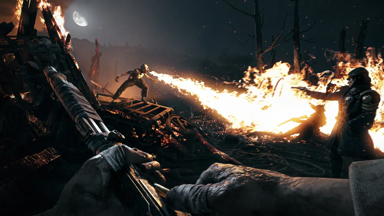The Witcher 3 narrative scene