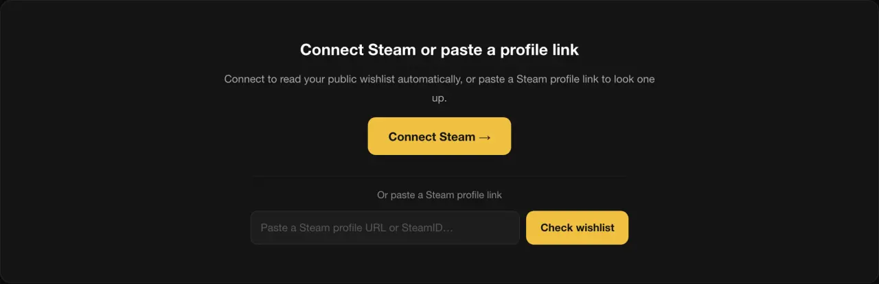 Faça login e escolha um perfil público